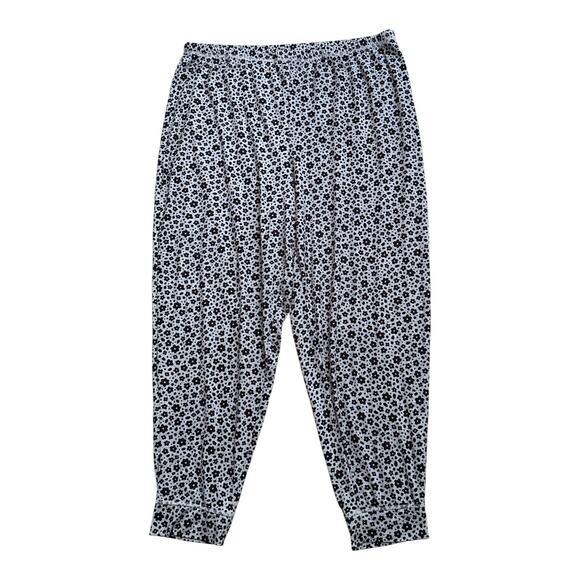 SECRET TREASURES Womens Size XL Gray Black Pull On Sleepwear Jogger Pajama Pants - Picture 1 of 5